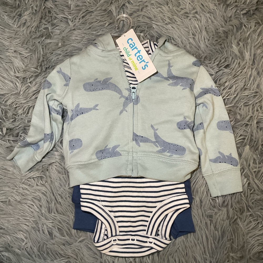Newborn baby boy 3 piece set